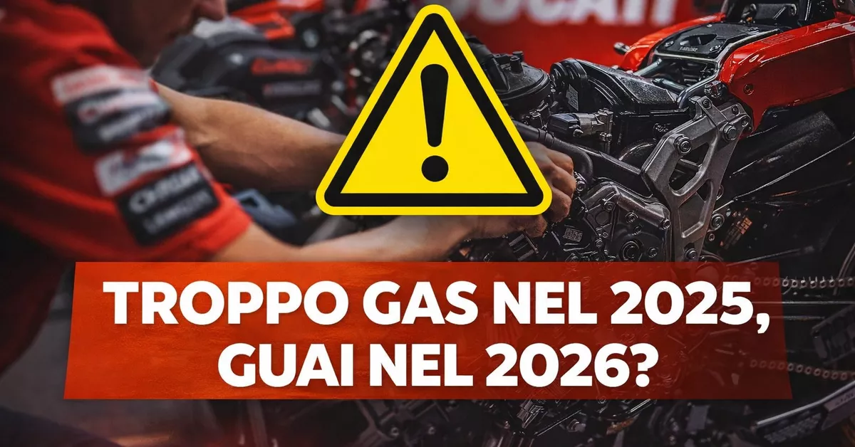 Motore MotoGP nel box durante la stagione 2025, simbolo delle strategie in vista del congelamento 2026